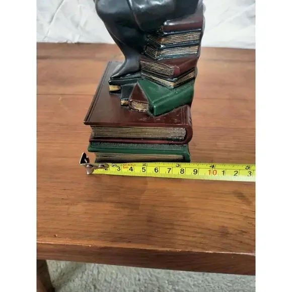 Vintage High Quality “The Child Thinker” Bookends ~ Heavy ~ Charles Dickens - Picture 7 of 9